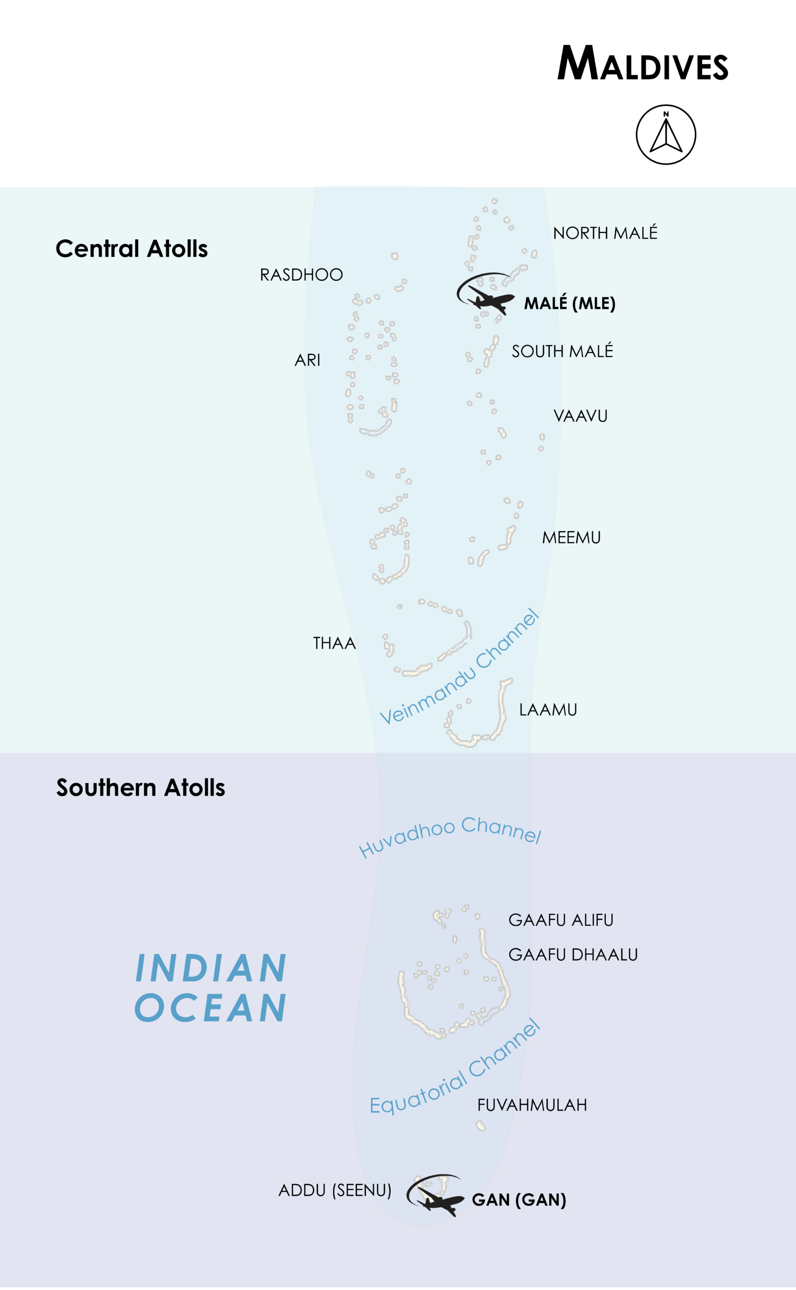 Deep South / Deep Sth Extended Atolls with Central Atolls map common Name