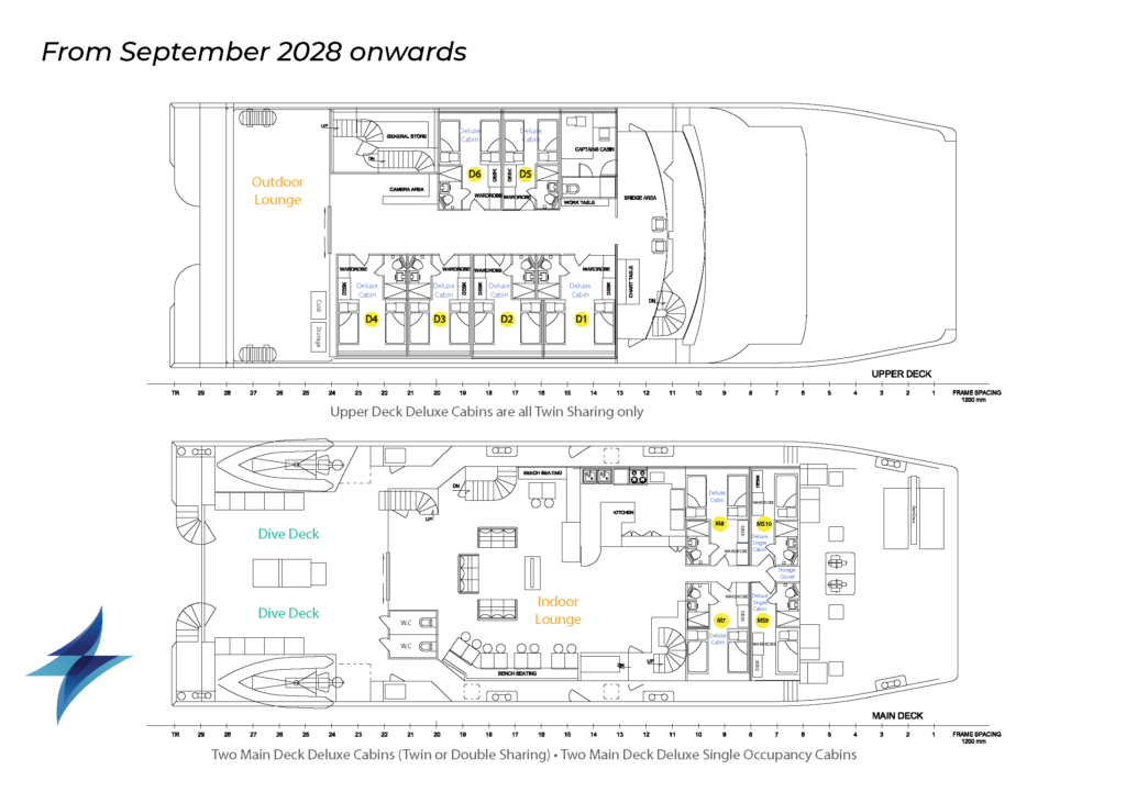 Solitude Adventurer redesigned floor plan, effective from September 2028